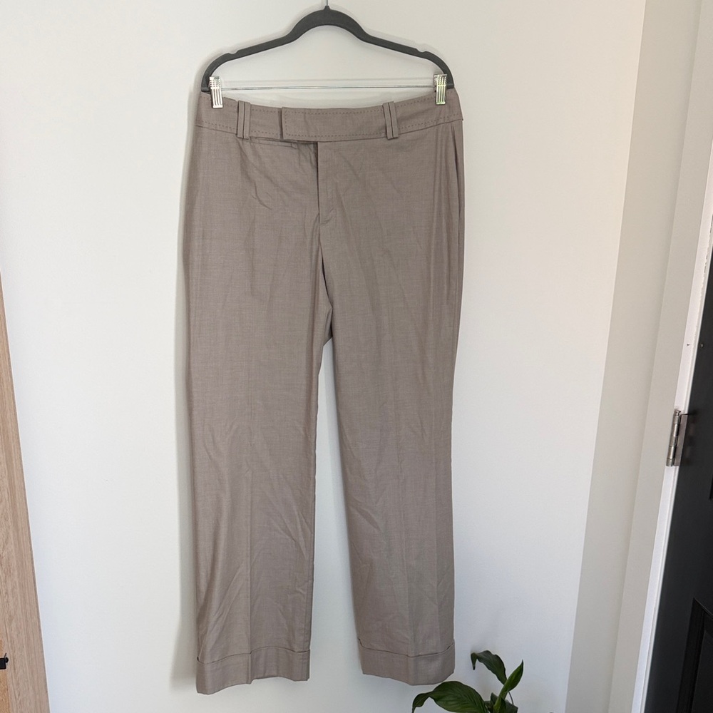 Banana Republic Women's Light Taupe Jackson Fit Trousers